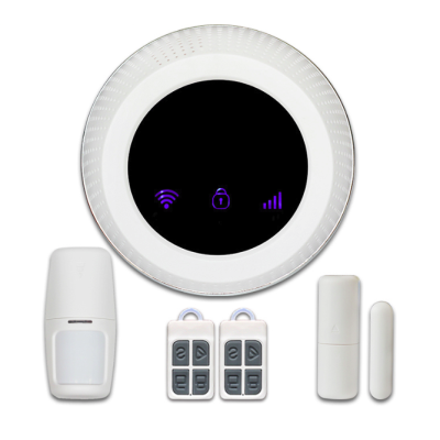 Bộ Báo Động Chống Trộm Cao Cấp Qua Wifi + Sim GSM + Kiểu Dáng Đẹp GW01